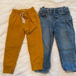 Set of two 3T toddler boy pants